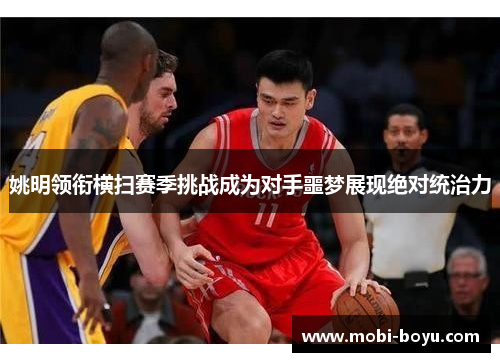 姚明领衔横扫赛季挑战成为对手噩梦展现绝对统治力
