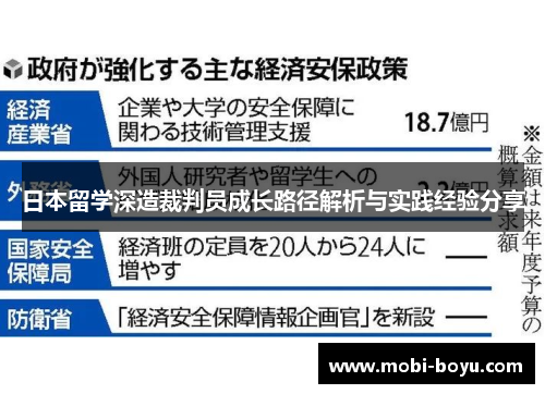 日本留学深造裁判员成长路径解析与实践经验分享