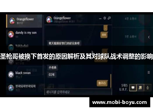 圣枪哥被换下首发的原因解析及其对球队战术调整的影响