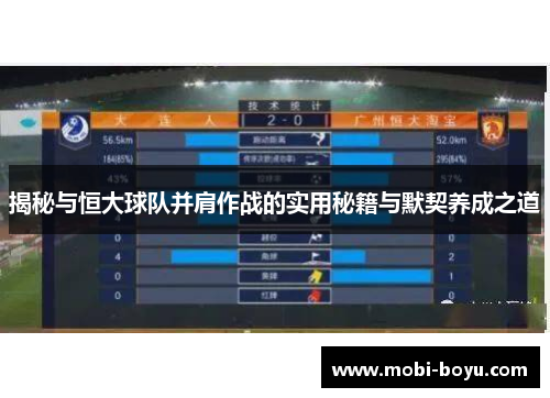 揭秘与恒大球队并肩作战的实用秘籍与默契养成之道